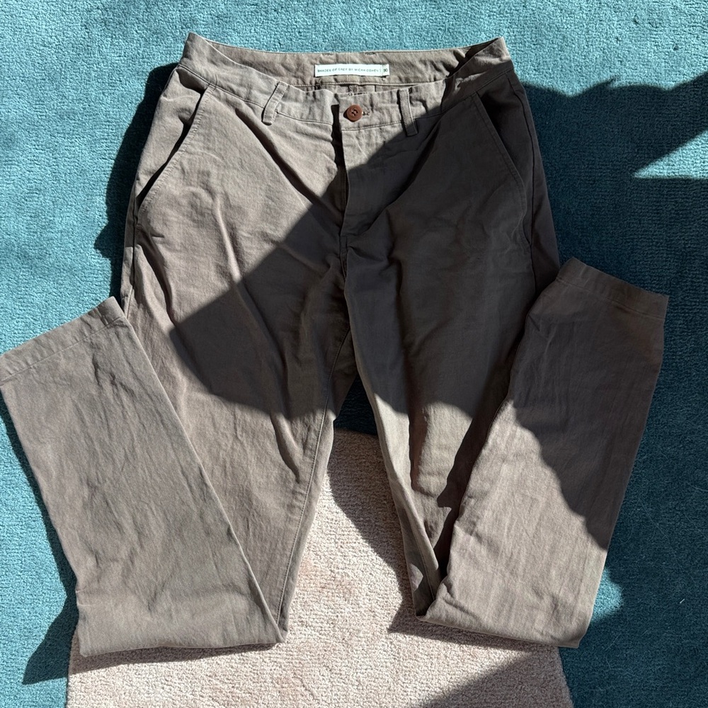 SHADES OF GREY BY MICAH COHEN Taupe Chinos